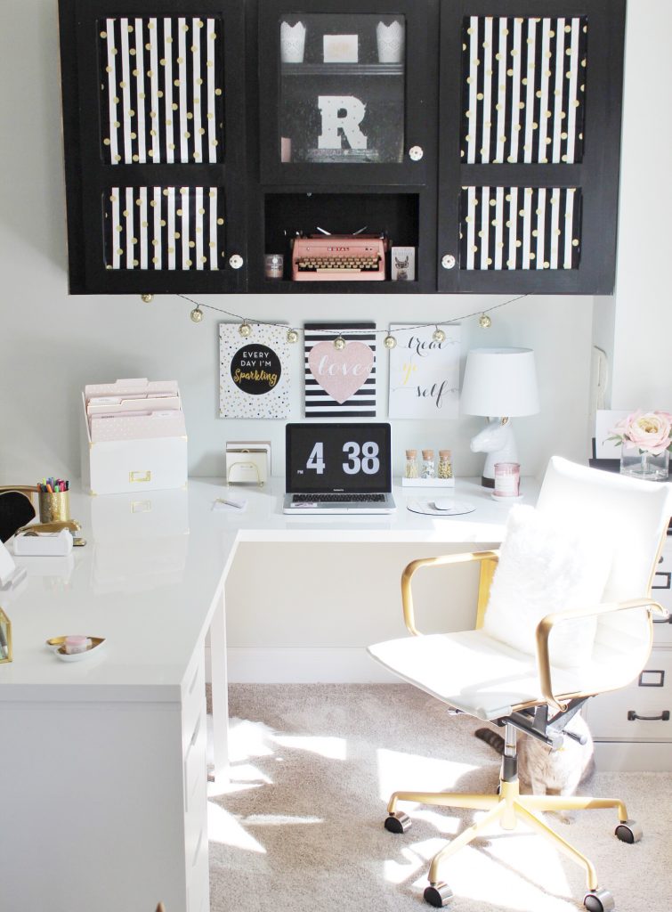 IKEA Desk and Office Tour - Robyn's Southern Nest