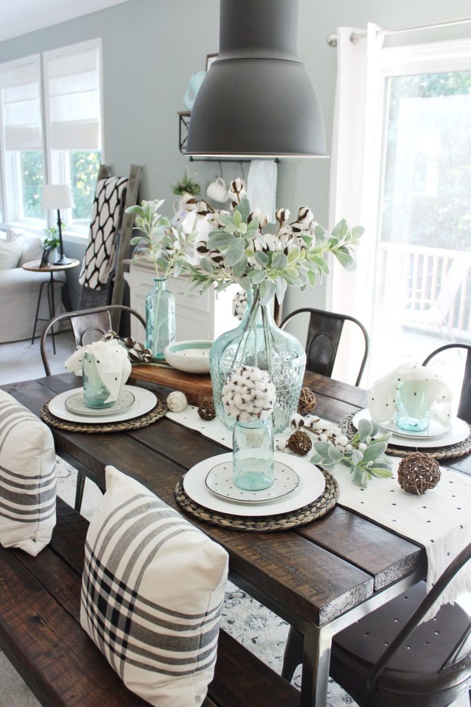 Industrial Farmhouse Dining Table - Robyn's Southern Nest 