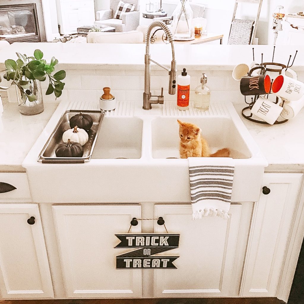 Robyn's Southern Nest - Styled Halloween Sink 