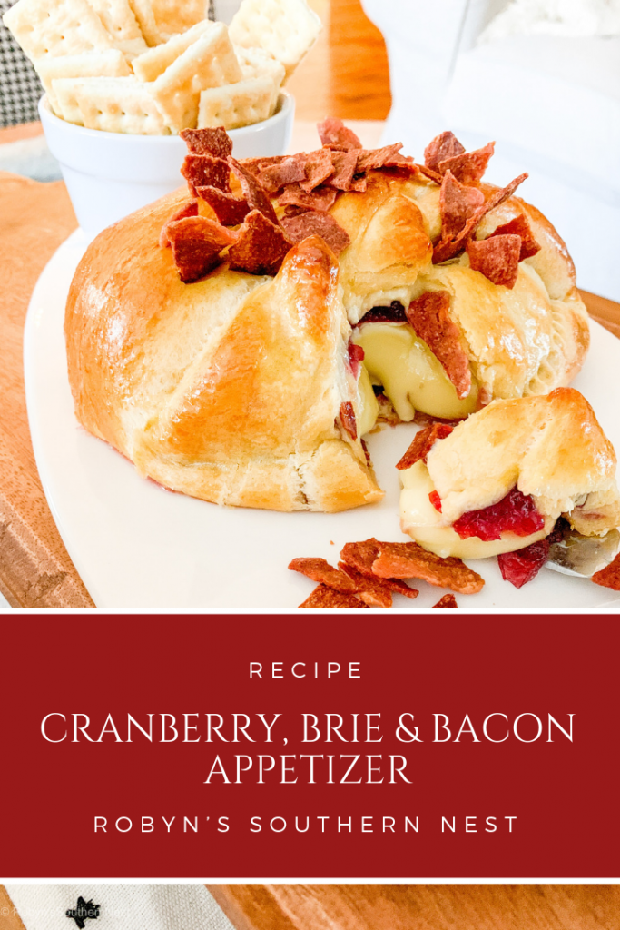 Cranberry, Brie and Bacon Appetizer - Robyn's Southern Nest 