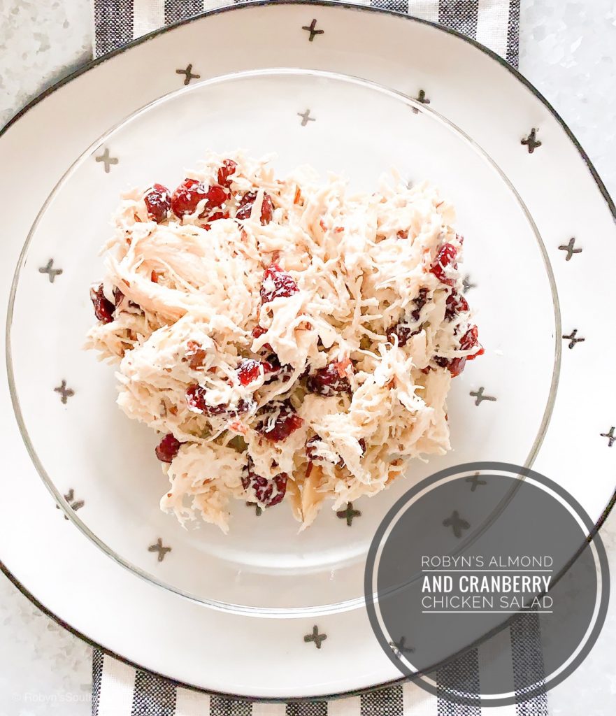 Robyn's Almond and Cranberry Chicken Salad - Robyn's Southern Nest