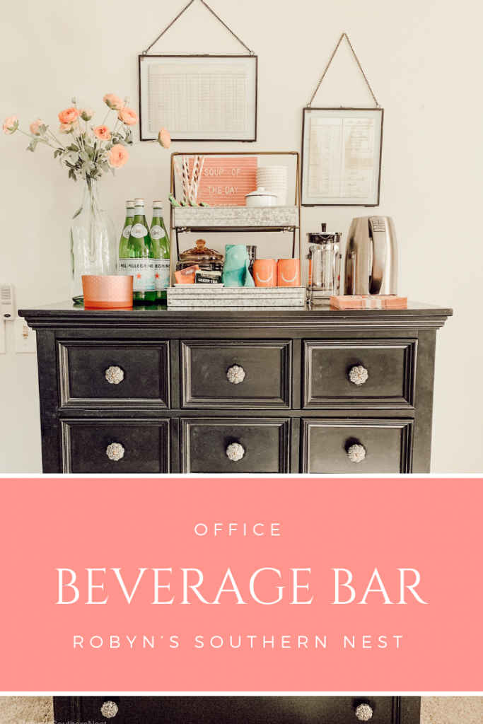 Office Beverage Bar - Robyn's Southern Nest