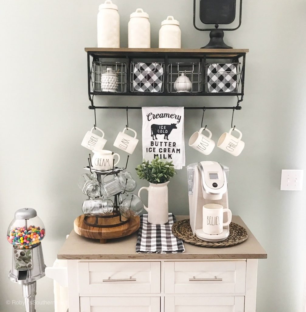 Cozy at Home Coffee Bar From  - The House of Sequins