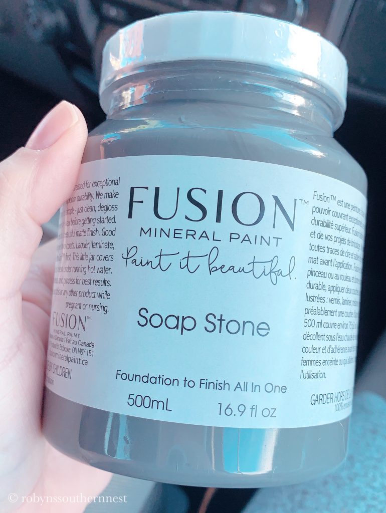 Fusion Mineral Paint Soap Stone • Robyn's Southern Nest