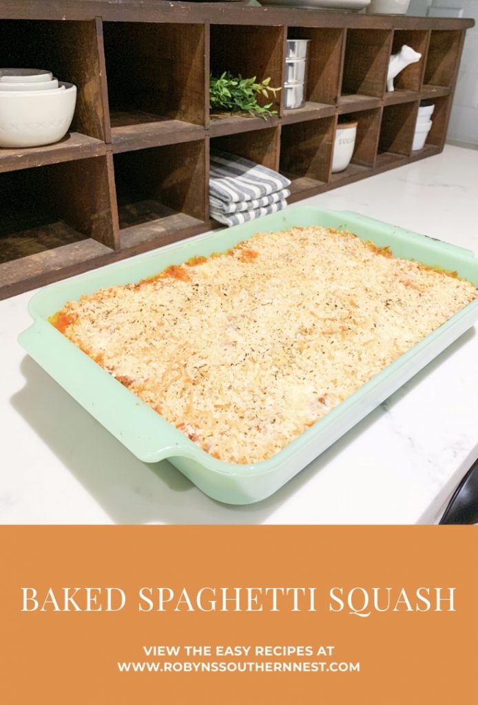 Baked Spaghetti Squash - Robyn's Southern Nest