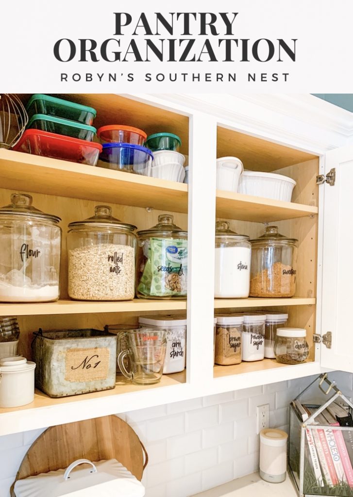 An Easy Way to Organize Your Pantry - Robyn's Southern Nest