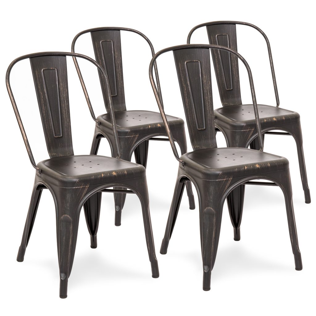 photo courtesy of Walmart.com 
metal dining chairs 