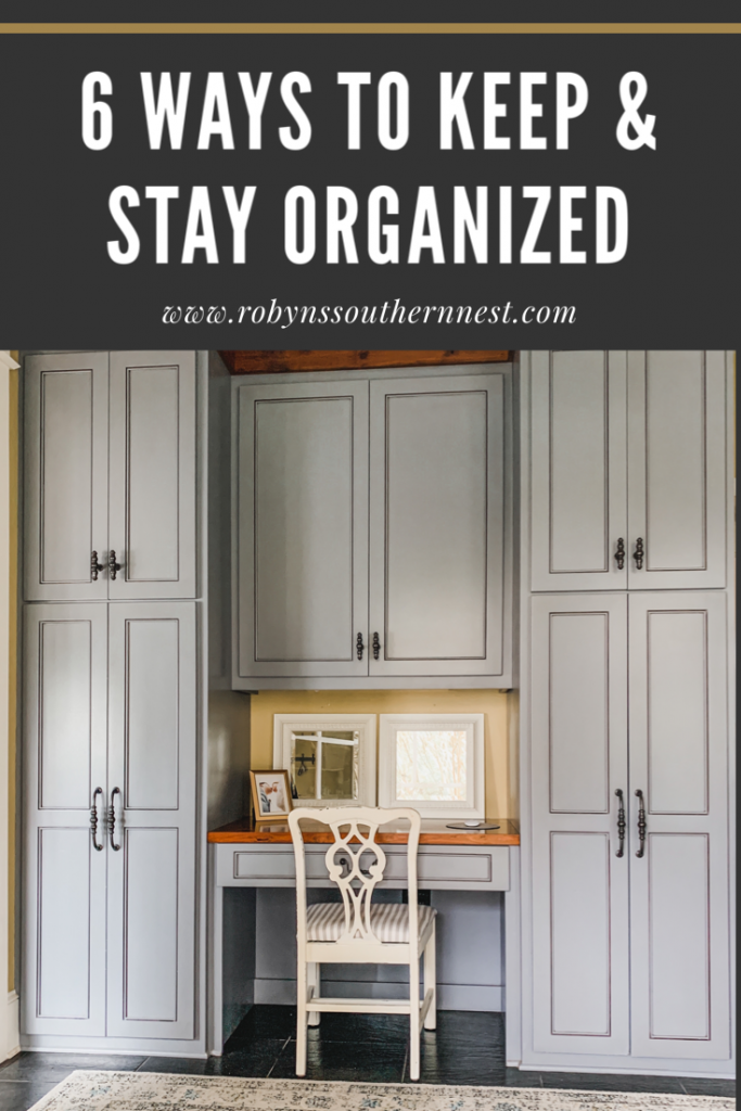 command center - 6 ways to keep and stay organized 