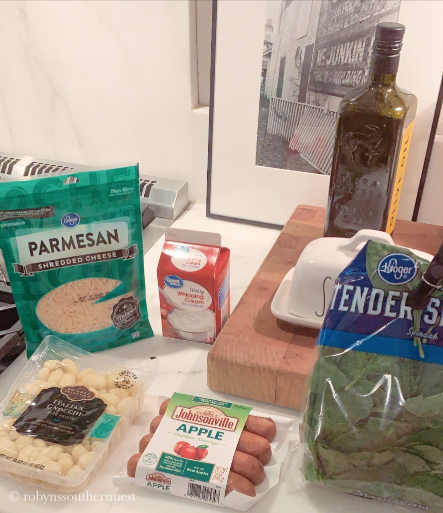 ingredients on the counter for recipe 