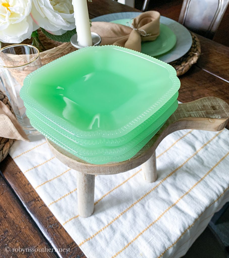 Easter Table Décor With Jadeite Dishes - Soul & Lane