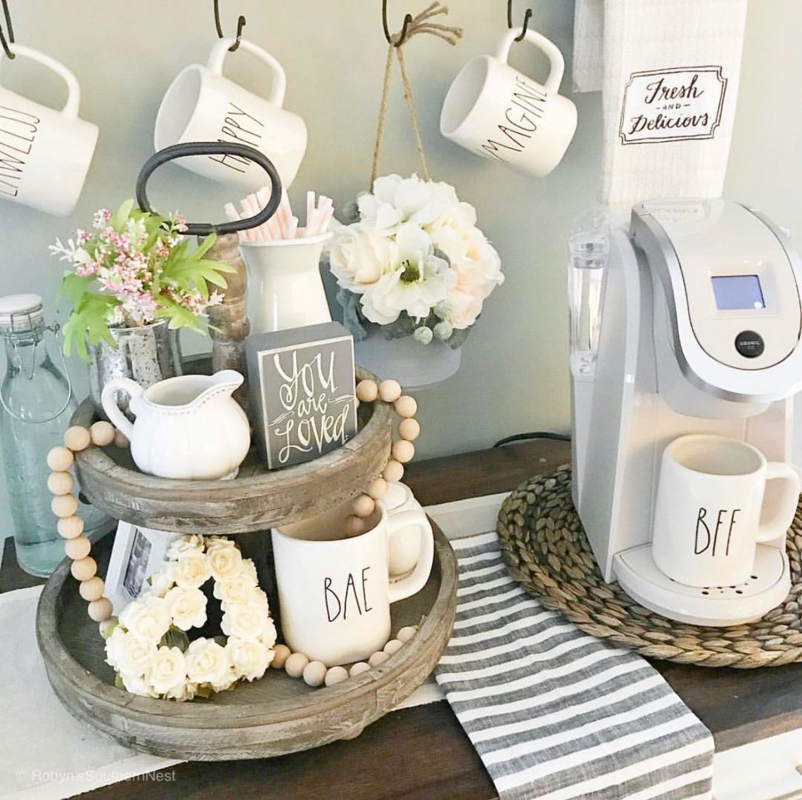 A Coffee Bar for Every Season • Robyn's Southern Nest