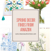 spring decor from amazon