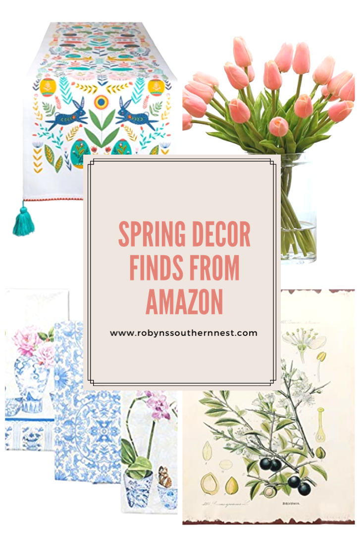 spring decor from amazon