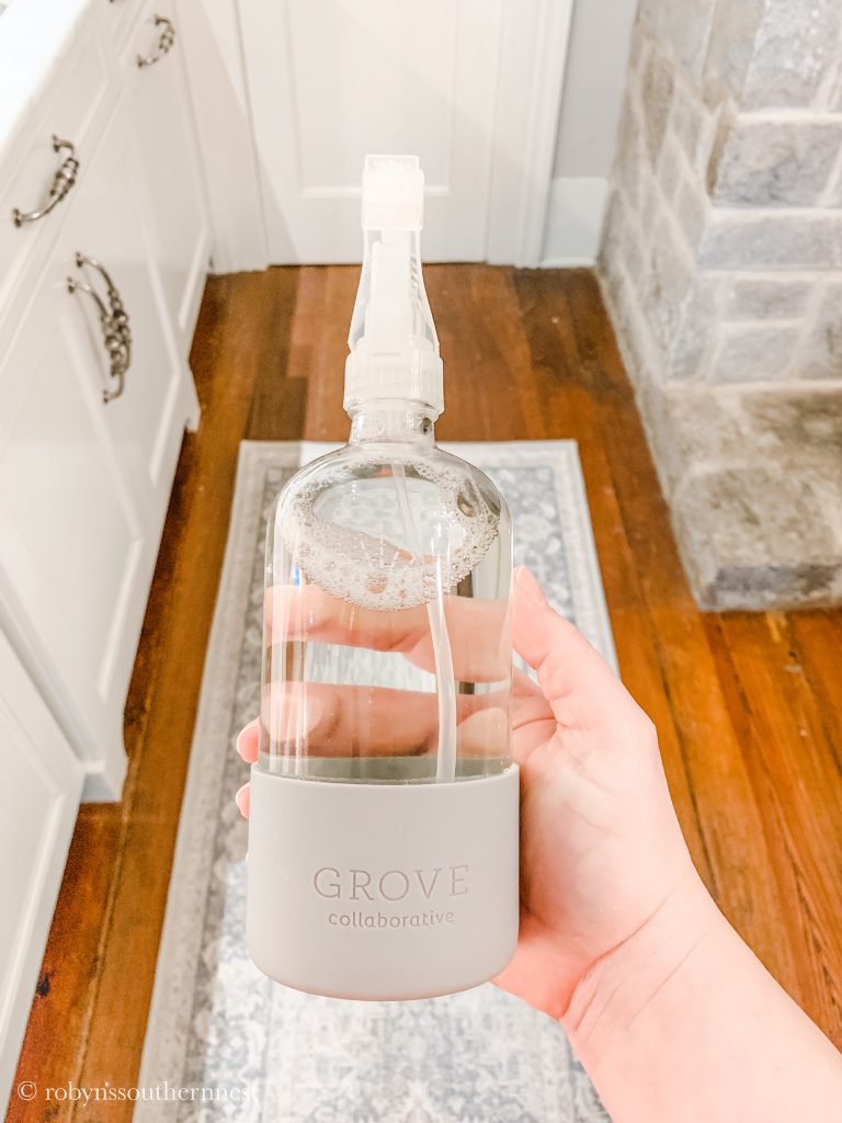 glass bottle from grove collaborative 