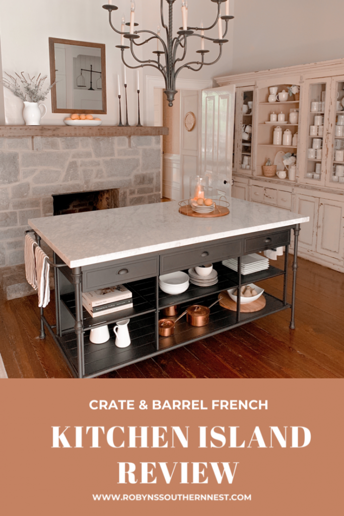 Crate & Barrel French Kitchen Island Review • Robyn's Southern Nest