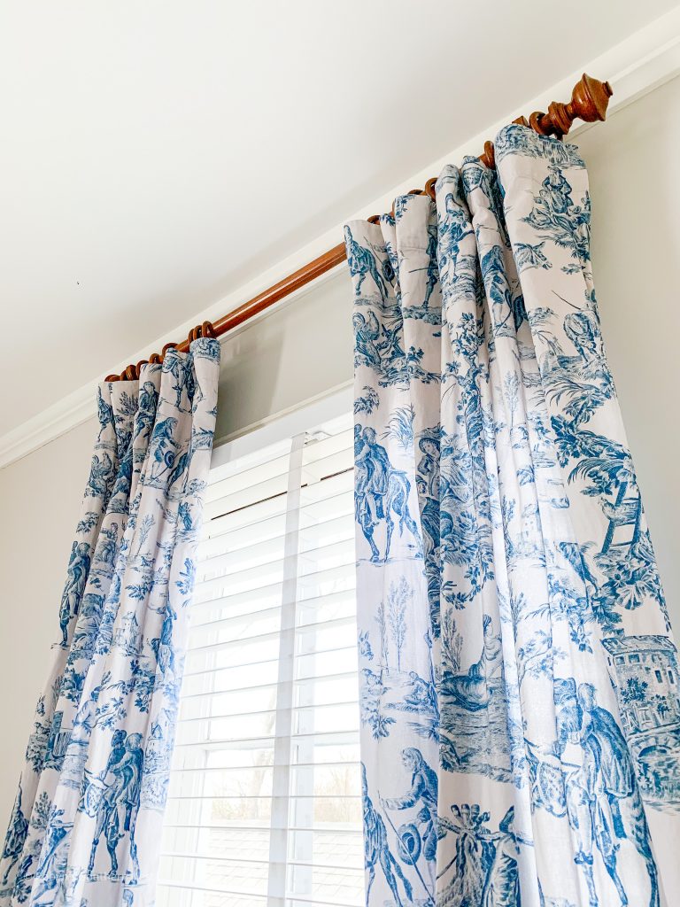 toile curtains 