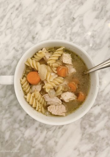 homemade chicken noodle soup