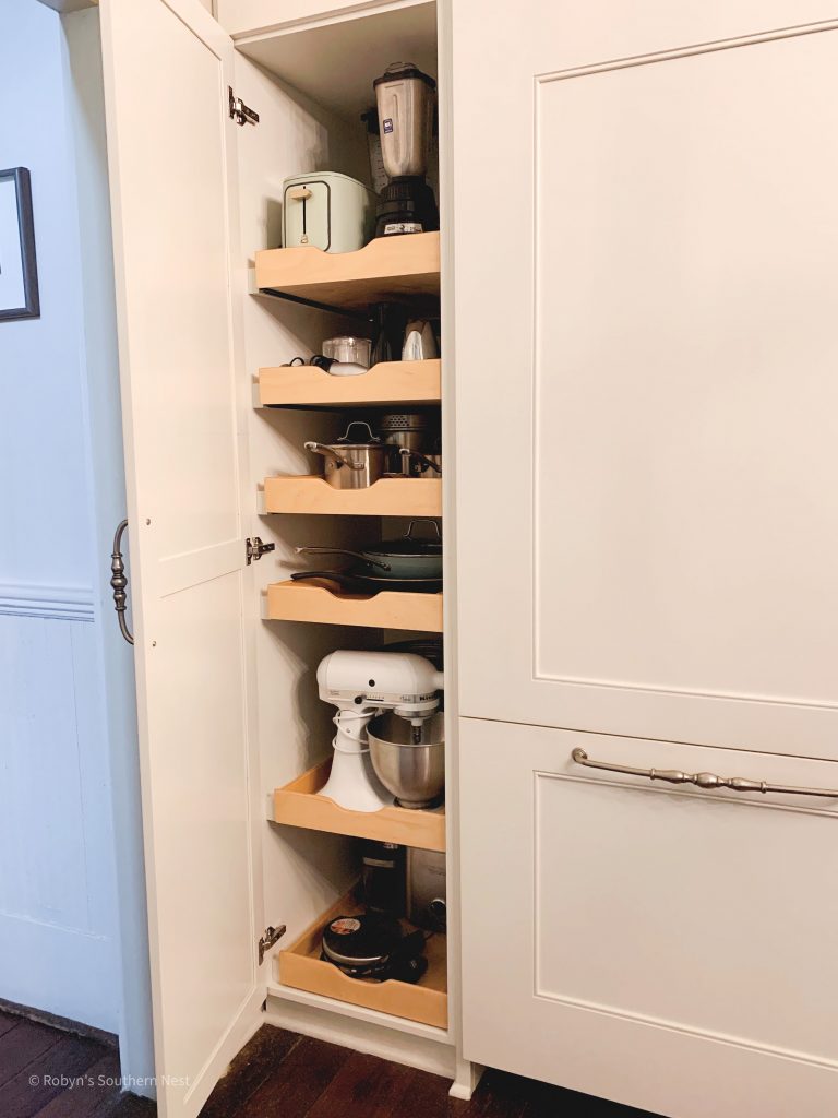kitchen appliance storage solution